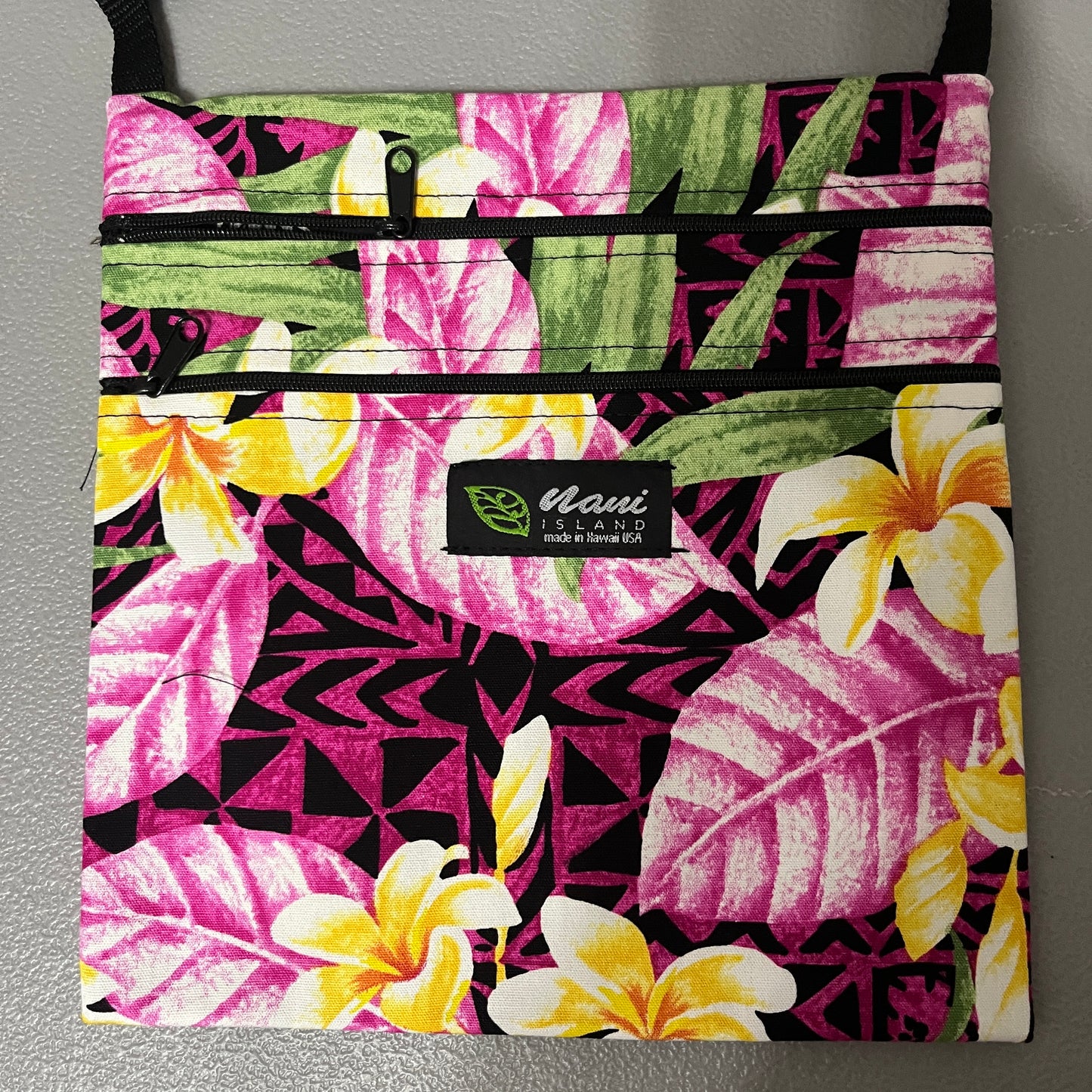 Large Tahiti Plumeria Bag