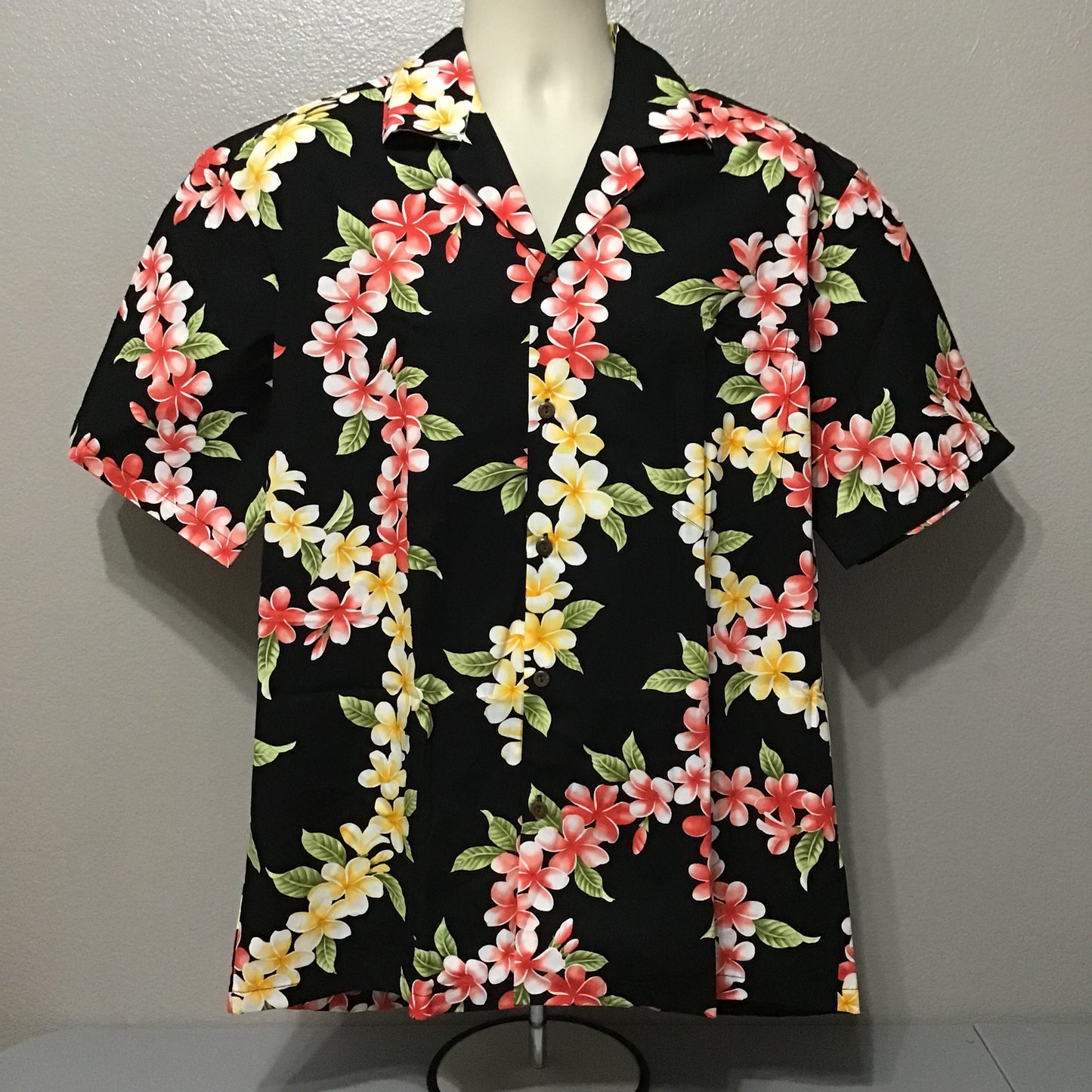 Plumeria Lei Aloha Shirt