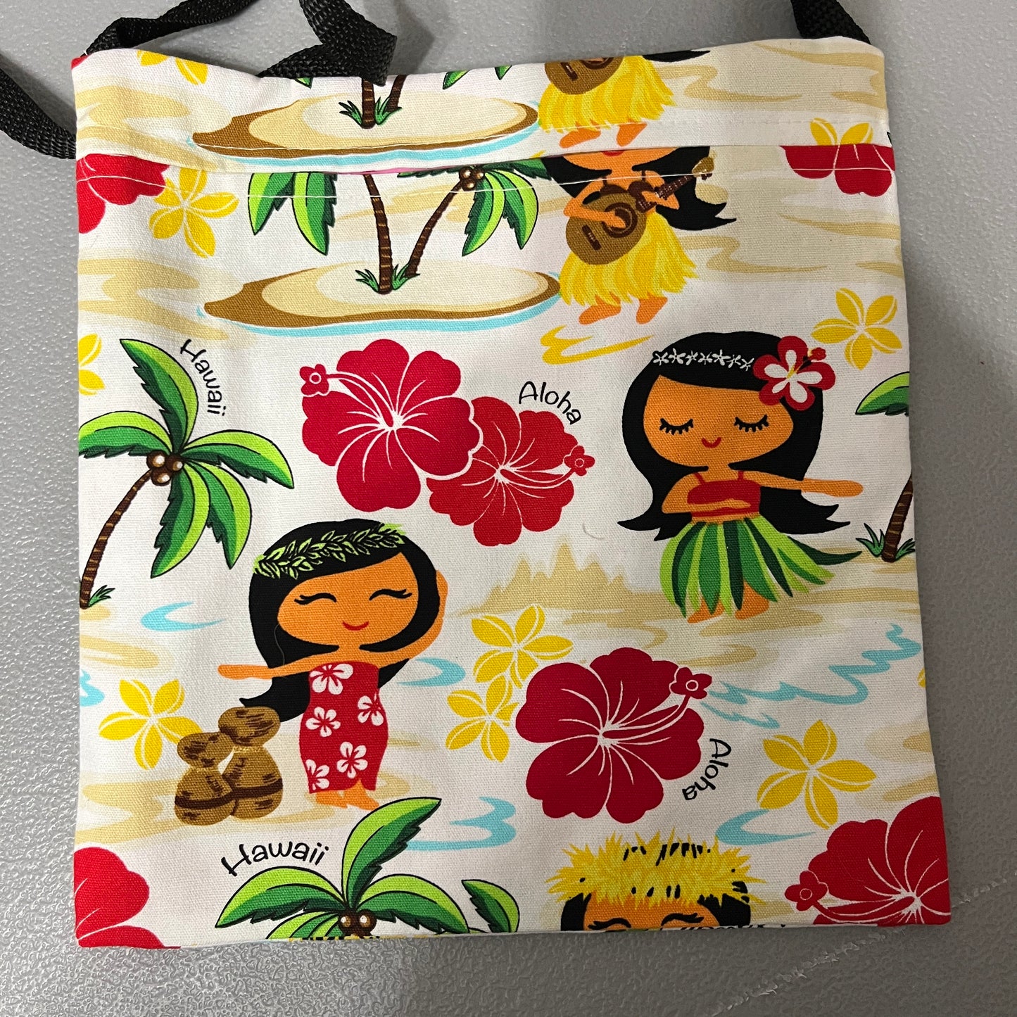 Large Hawaiian Hula Girl Bag