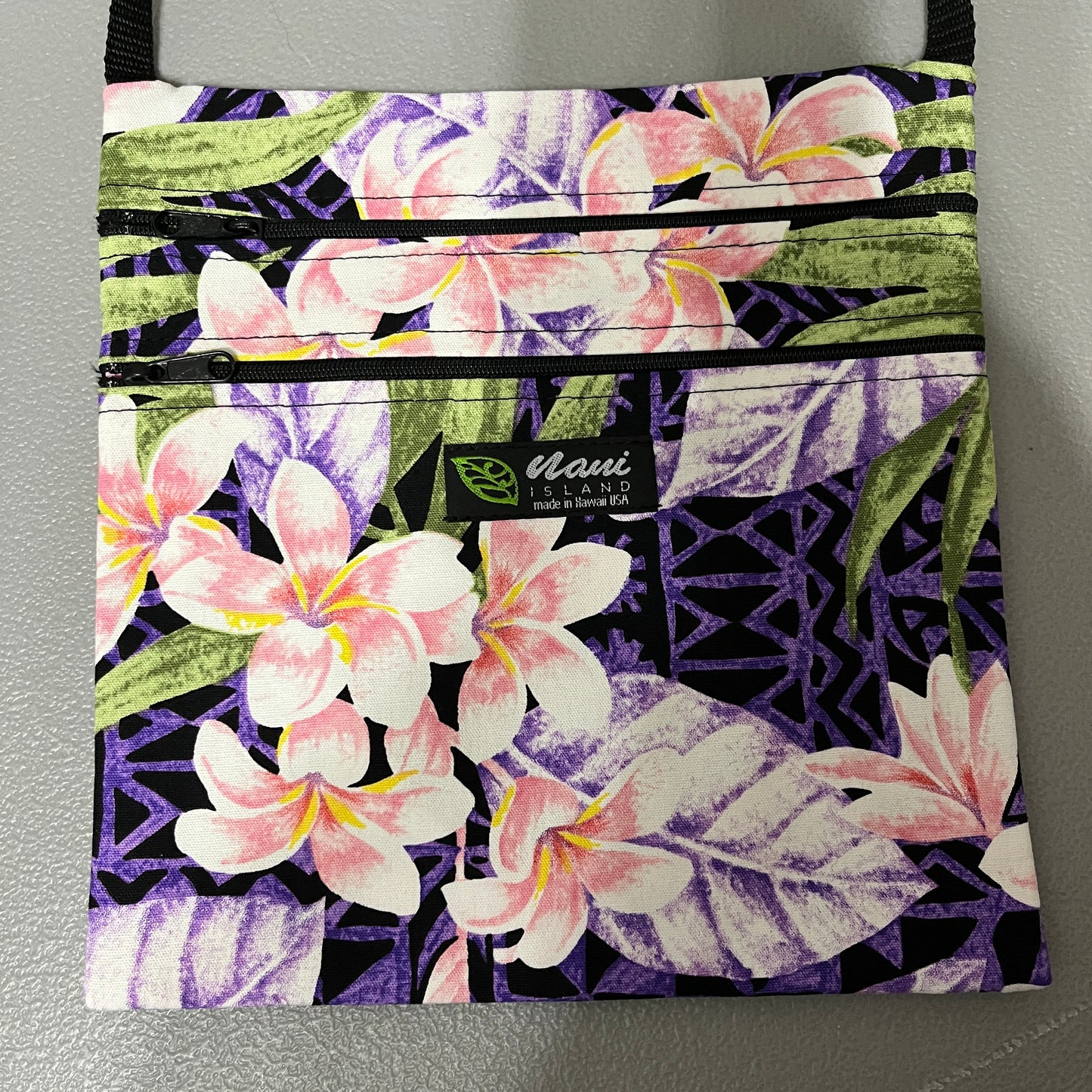 Large Tahiti Plumeria Bag