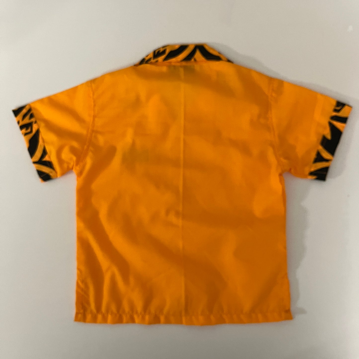 Boys Orange Aloha Shirt