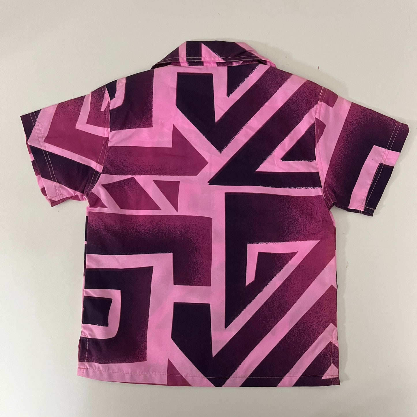 Boys Pink/Purple Aloha Shirt