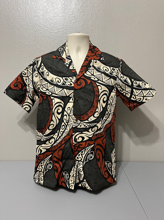 Poly Tribal Aloha Shirt