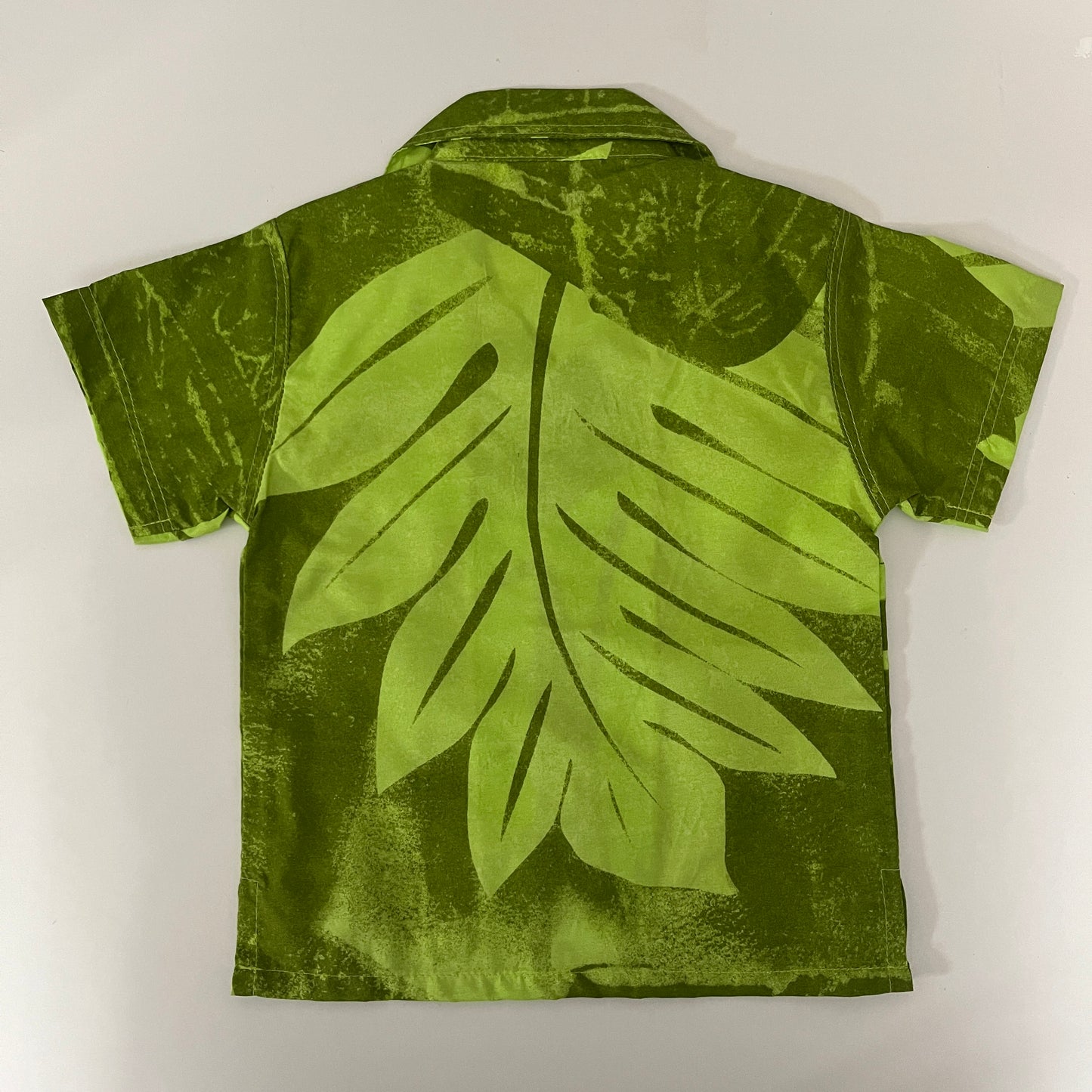 Boys Green Aloha Shirt
