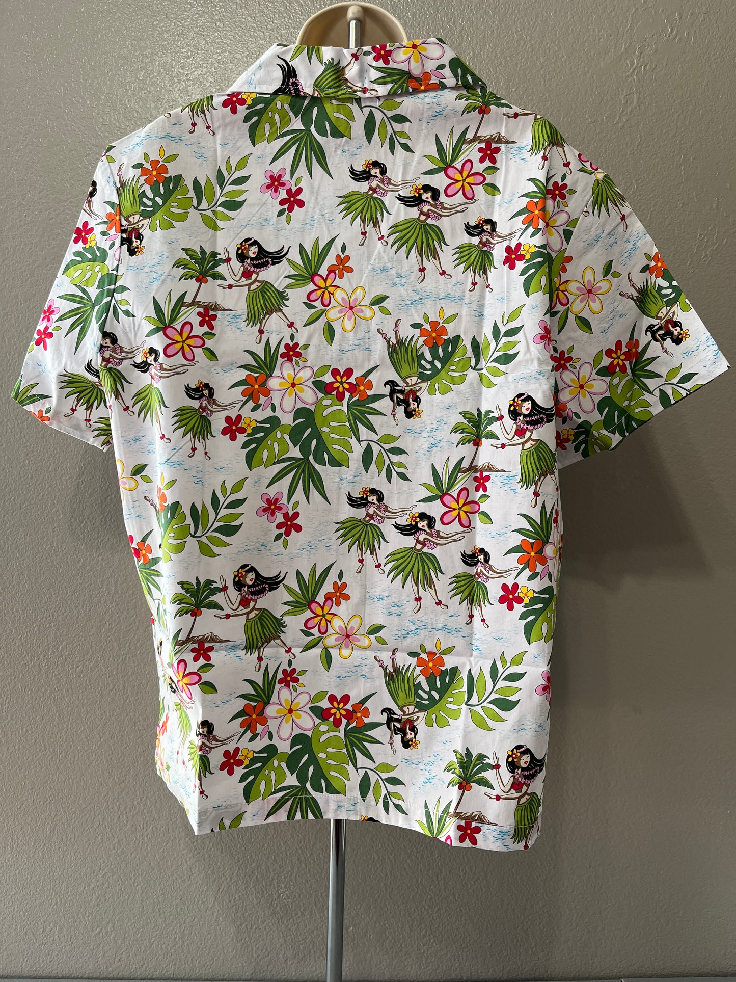 Women’s Hula Dancer Aloha Shirt